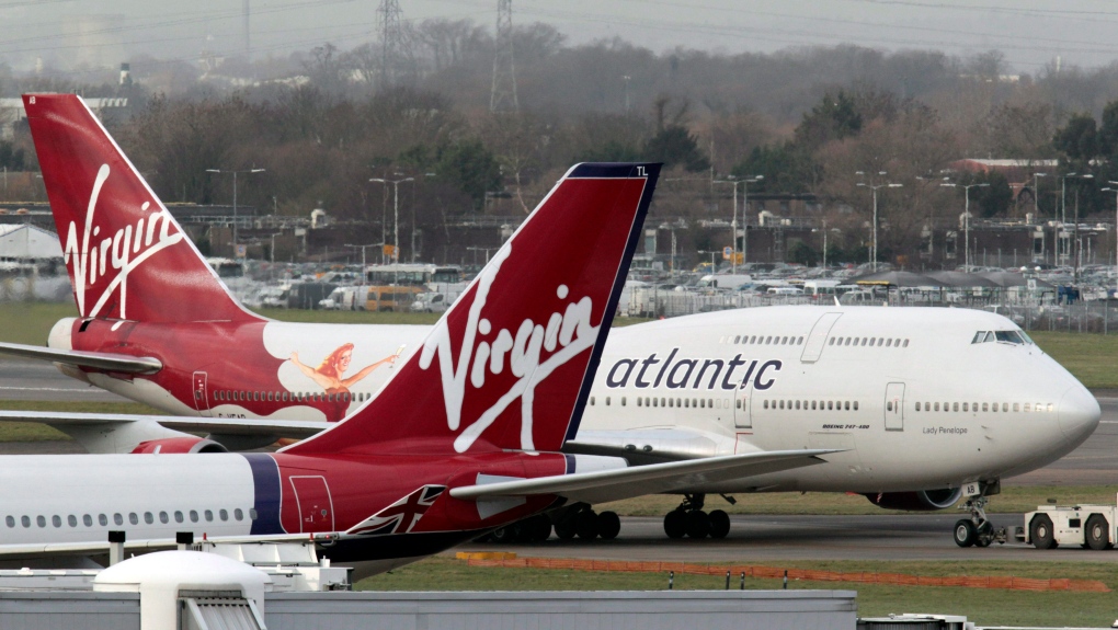 Virgin Atlantic plane 