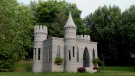 3D castle printed by Andrey Rudenko in Shorewood, Minnesota as seen at the end of August 2014. The castle is about 3.5 metres high. (Credit: Andrey Rudenko)
