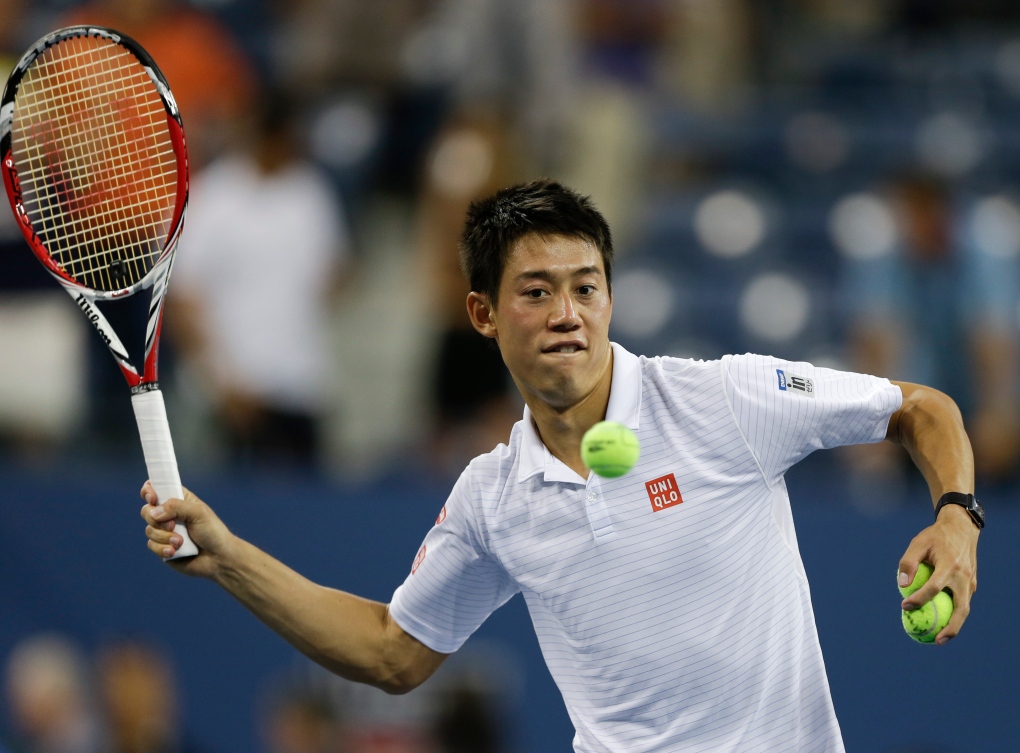 Kei Nishikori at U.S. Open