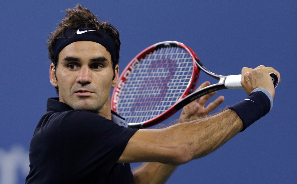 Federer beats Monfils at U.S. Open
