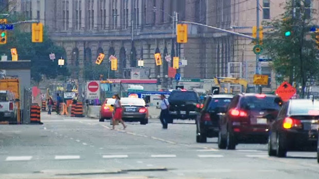 Weekend road closures in Toronto