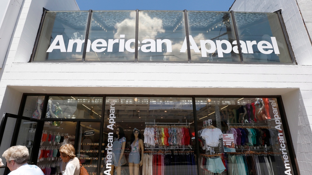 American Apparel storefront 