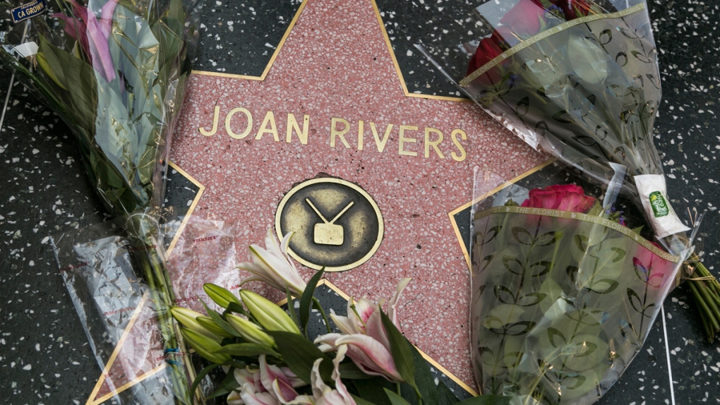 Joan Rivers' star on the Hollywood Walk of Fame