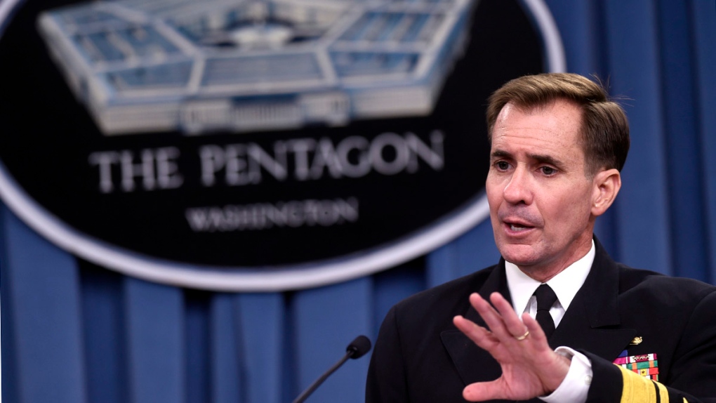 Pentagon press secretary Navy Rear Adm. John Kirby