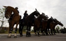 Members of the Toronto Police Mounted Unit are shown in this file photo. (The Canadian Press/Adrien Veczan)