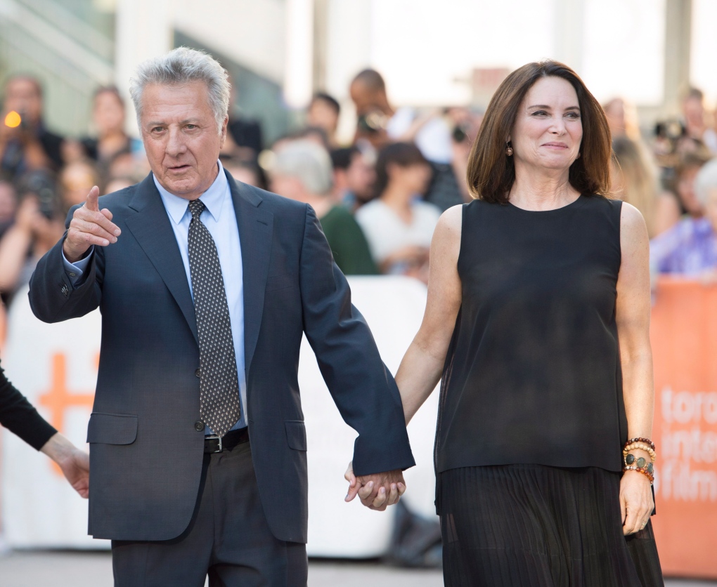 Dustin Hoffman on TIFF red carpet with wife Lisa 