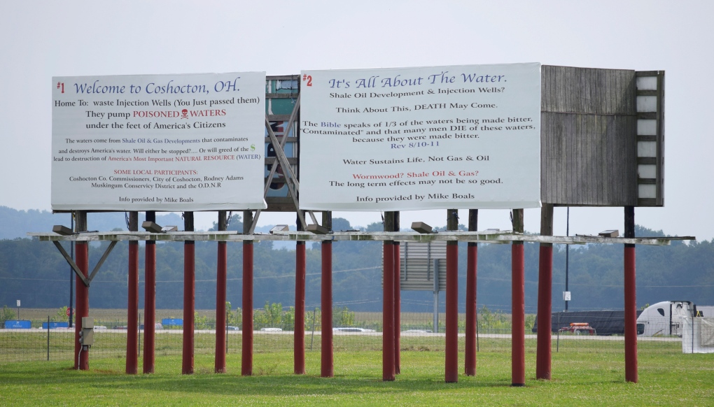 Ohio man to take down anti-fracking billboard