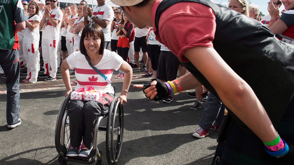 Chantal Petitclerc at the Commonwealth Games