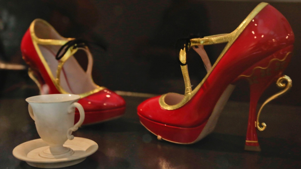 A pair of 2008 Miu Miu shoes