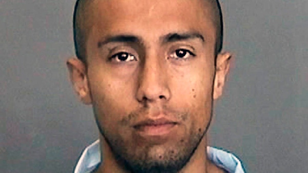 This file photo released on Saturday, Jan. 14, 2012, provided by the Anaheim Police Dept. shows Itzcoatl Ocampo.