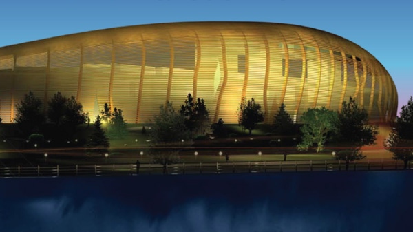 Image of proposed Lansdowne Park stadium design unveiled Feb. 7, 2012.