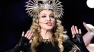 Madonna performs during halftime of the NFL Super Bowl XLVI football game between the New York Giants and the New England Patriots, Sunday, Feb. 5, 2012, in Indianapolis. (AP / Chris O'Meara) 