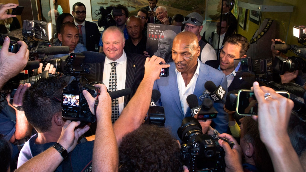 Mayor Rob Ford meets with boxer Mike Tyson