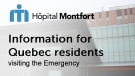 Montfort Hospital campaign targets Quebec patients for emergency visits