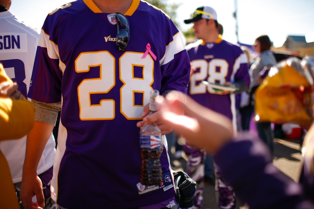 Adrian Peterson not at Vikings Game