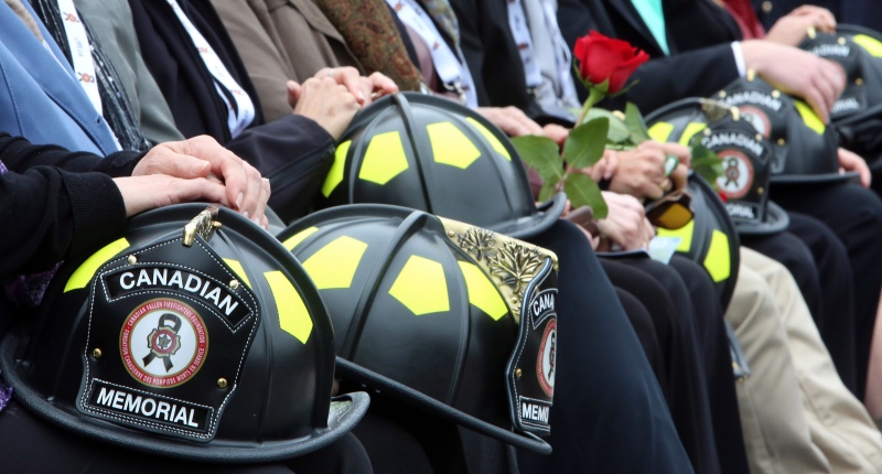 Memorial service for fallen firefighters in Ottawa