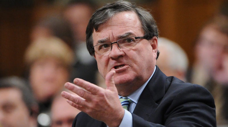 Minister of Finance Jim Flaherty speaks during question period in the House of Commons on Parliament Hill in Ottawa on Tuesday, February 7, 2012. (Sean Kilpatrick / THE CANADIAN PRESS)
