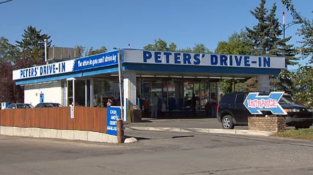 Peter's Drive-In, Peters' burgers, Red Deer, hambu