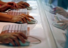 Users browse websites on computer terminals in Hong Kong, June 16, 2013. (AP / Kin Cheung)