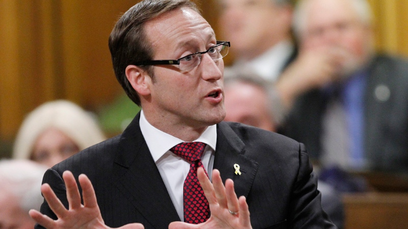 Defence Minister Peter MacKay stands in the House of Commons during Question Period on Parliament Hill, in Ottawa Tuesday Feb. 14, 2012 (Fred Chartrand / THE CANADIAN PRESS)