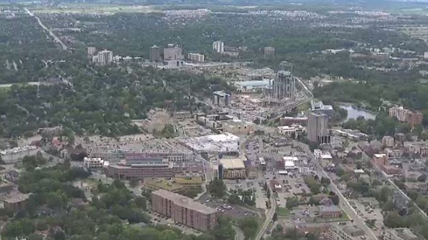 Waterloo aerial view