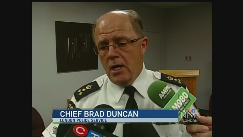 Police Chief Brad Duncan speaks at the Police Services Board meeting in London, Ont. on Thursday, Sept. 18, 2014. (Daryl Newcombe / CTV London)