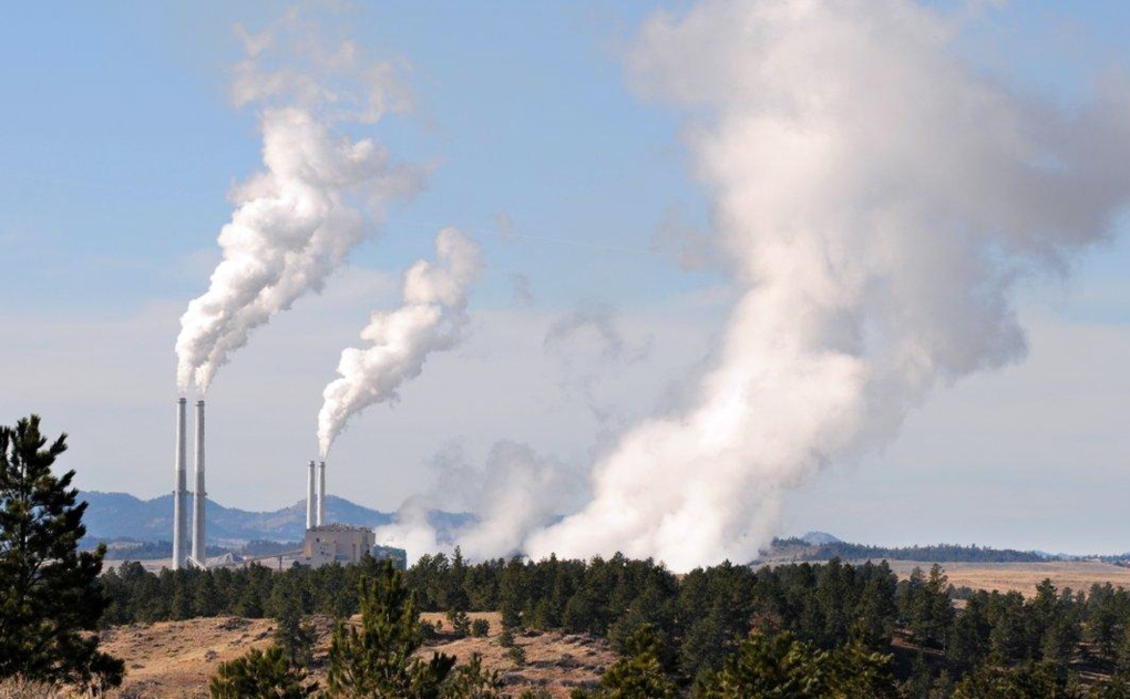 Coal plant and climate change