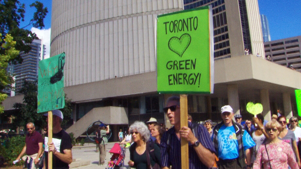 climate change rally Toronto