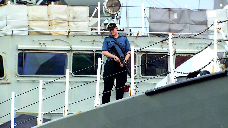 HMCS Toronto operating in the Black Sea