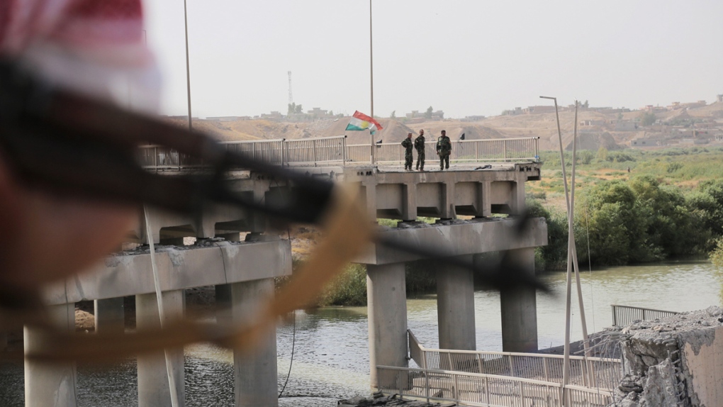 Khazer bridge between Mosul and Irbil, Iraq