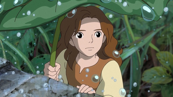 The character Arrietty, voiced by Bridgit Mender, is shown in a scene from Disney's the 'The Secret World of Arrietty.'