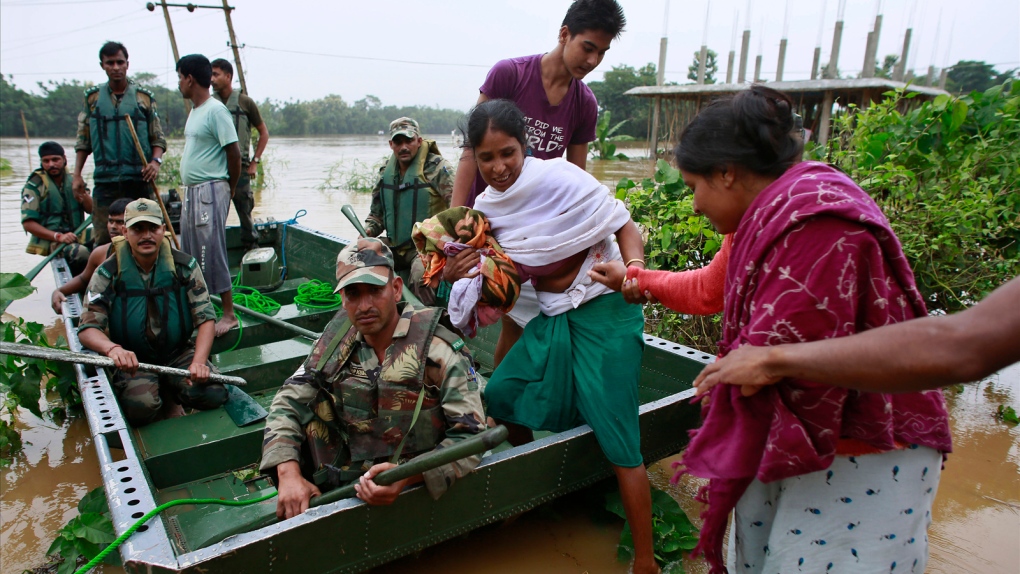 India flash floods, landslides