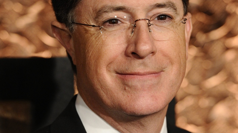 Stephen Colbert attends the first annual 'Comedy Awards,' honouring and celebrating the world of comedy, March 26, 2011. (AP / /Peter Kramer)