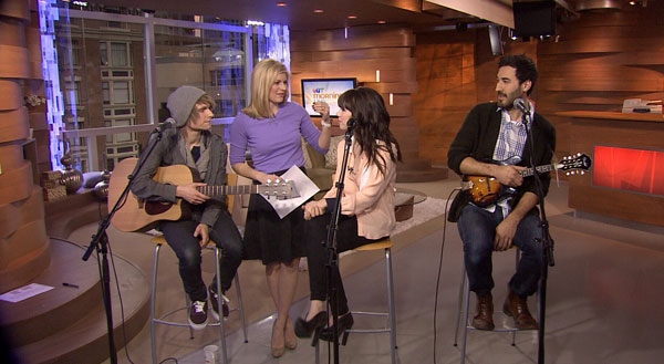 B.C.'s Carly Rae Jepsen performs her hit song "Call Me Maybe" on CTV Morning Live. Feb. 17, 2012. 