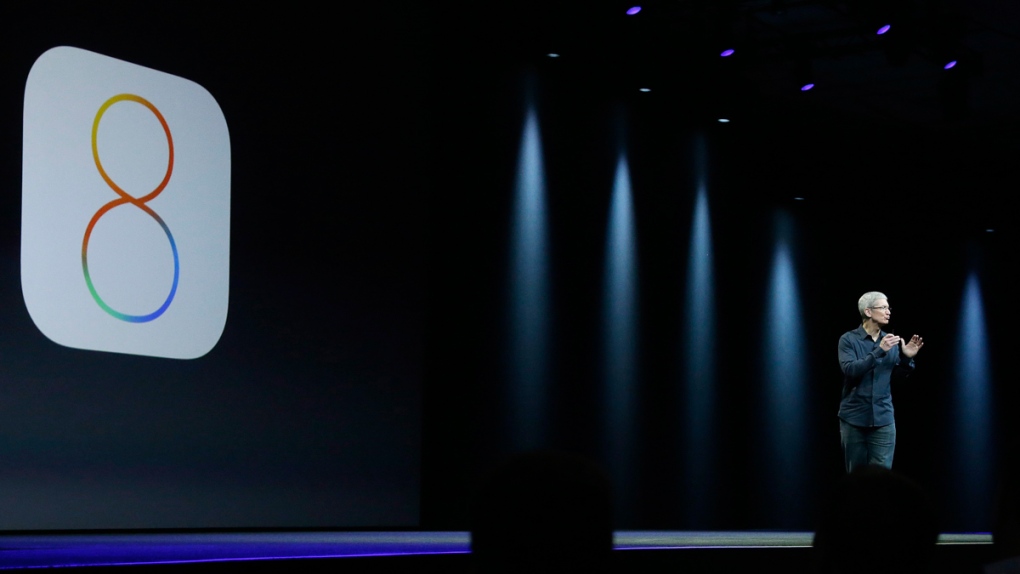 Apple CEO Tim Cook introduces iOS 8