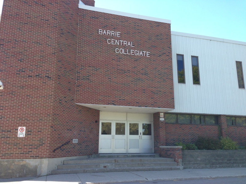 A decision to close Barrie’s oldest high school, Barrie Central Collegiate Institute, is imminent, according to a letter sent to parents on Thursday Sept. 25, 2014. (Heather Butts / CTV Barrie)