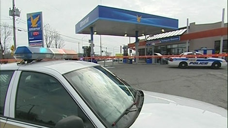 A man in his 20s who was shot by police early Sunday morning in Saint-Eustache.