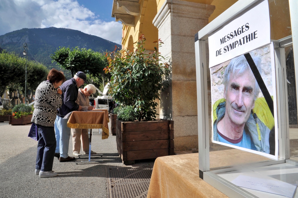 Tribute to French mountaineer, Herve Gourdel