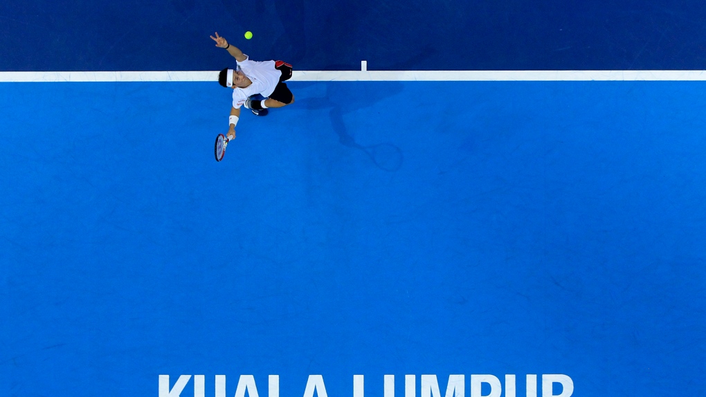 Kei Nishikori at Malaysian Open