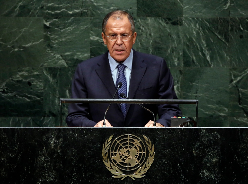 Russian FM Sergey Lavrov addresses UN