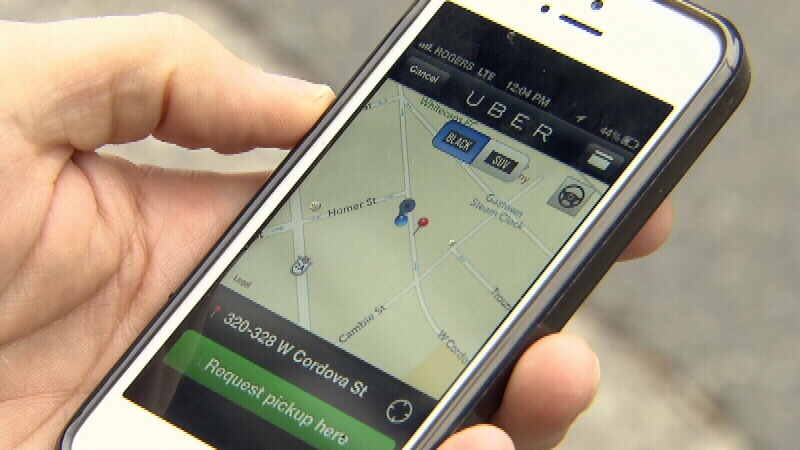 Uber officially launched in Ottawa Wednesday, October 1, 2014.