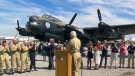 Canada’s only operational WWII Lancaster bomber plane returned home after a historic aerial tour of the U.K.