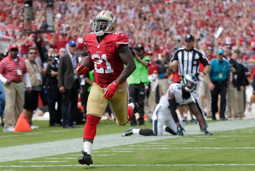 Frank Gore catches career-long TD