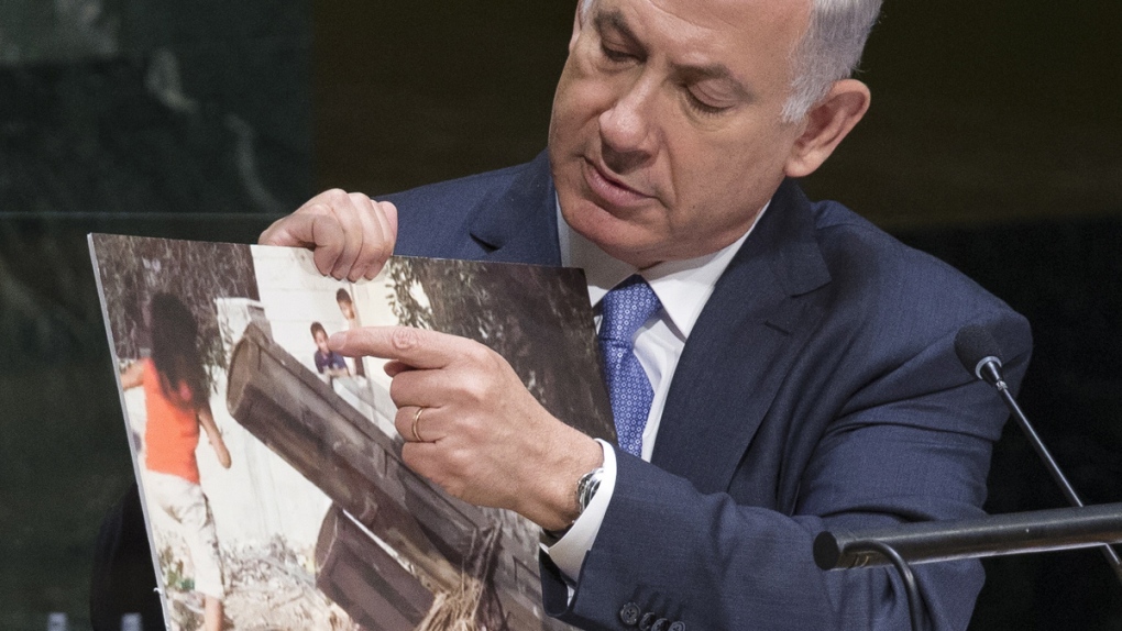 Netanyahu speaks against Hamas, Islamic State