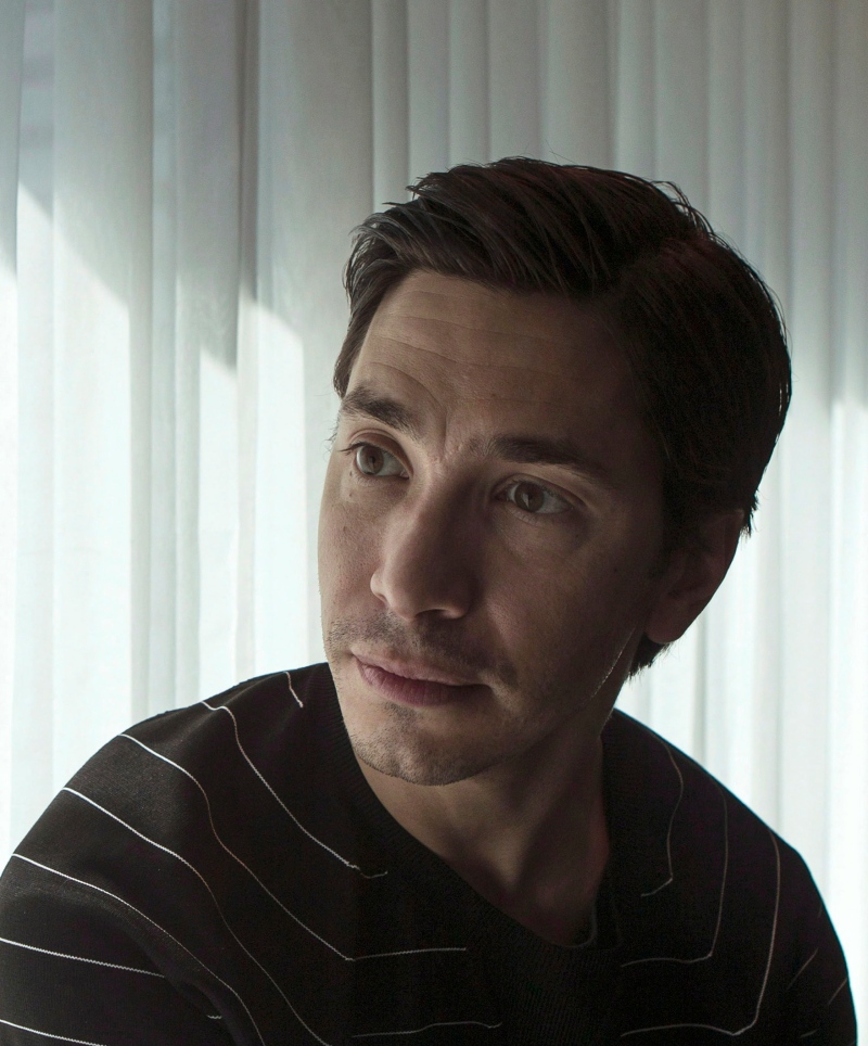 Actor Justin Long is pictured in a Toronto hotel as he promotes 'Tusk' during the 2014 Toronto International Film Festival on Monday, Sept. 8, 2014. (THE CANADIAN PRESS/Chris Young)