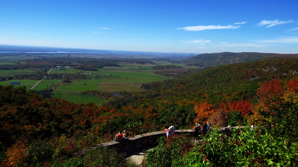 The Champlain Lookout in Gatineau Park