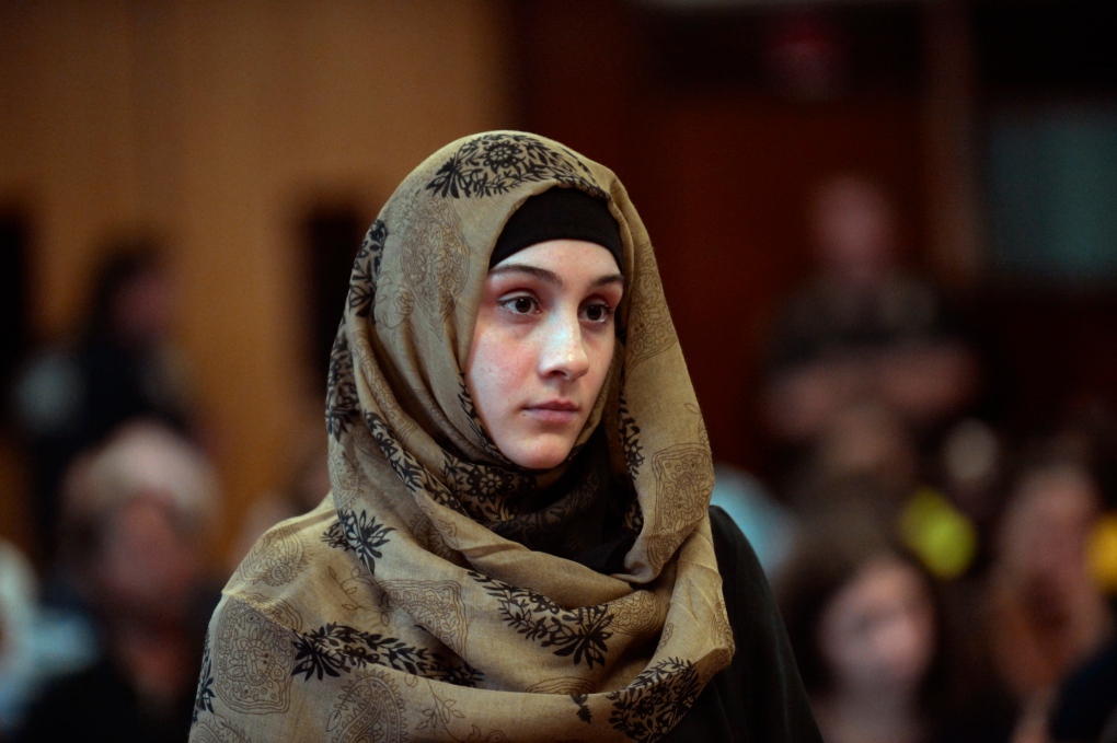 Ailina Tsarnaeva in court 