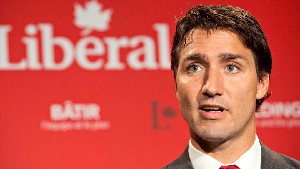 Liberal Leader Justin Trudeau in Edmonton