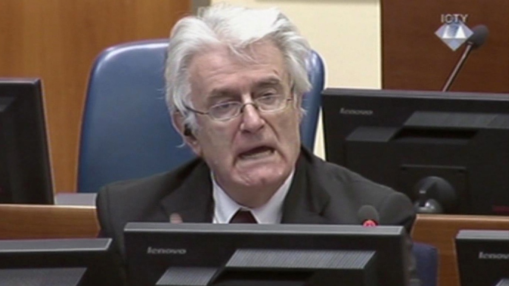 Radovan Karadzic insists 'no shred of evidence' linking him to genocide ...