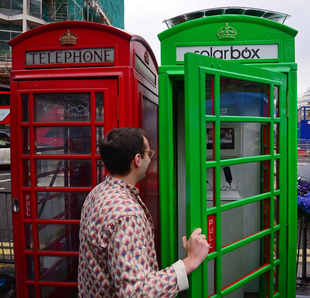 Red phone boxes go green